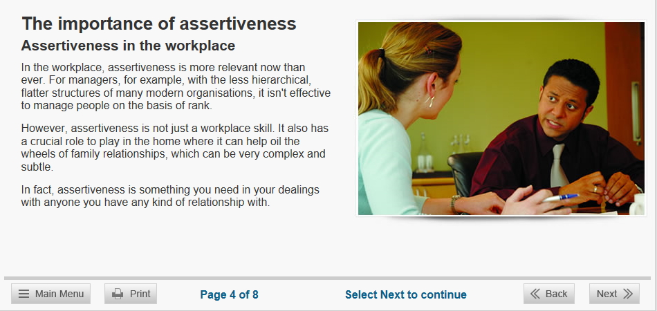 assertiveness online