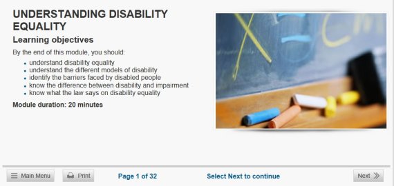 disability training