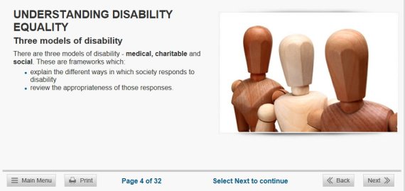 disability course