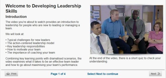 developing leadership online